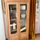 Vitrine bois brut