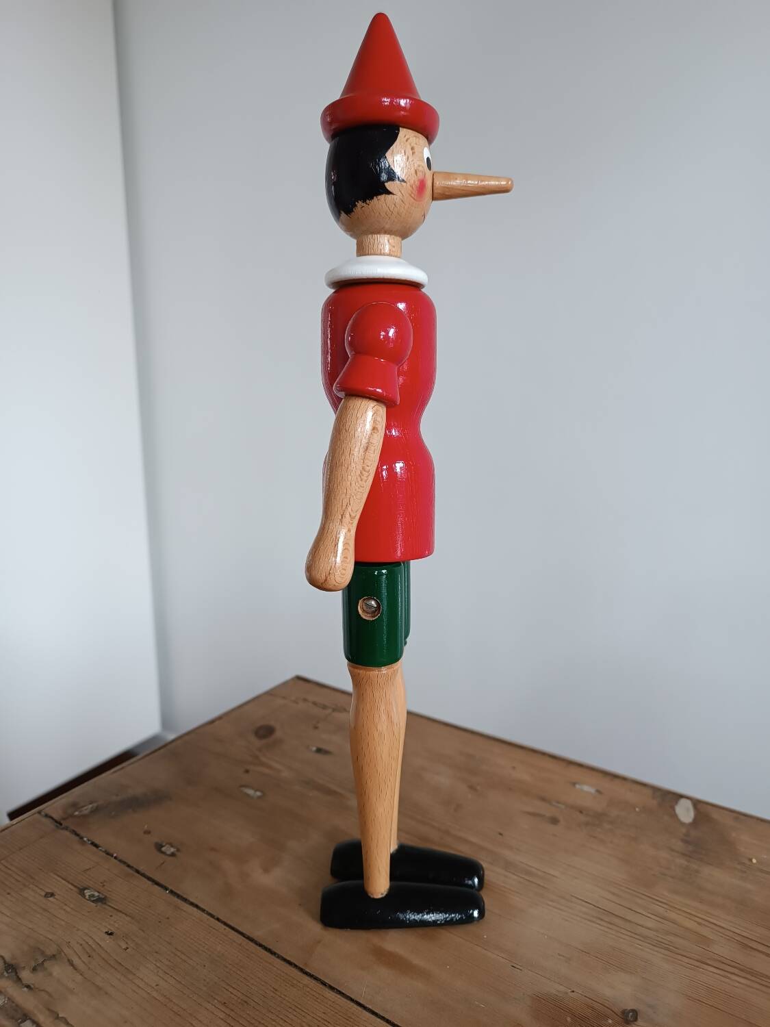 Wooden Pinocchio from the 80s Italy
