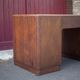 Art deco desk, oak minister's office, large 2-box desk, drawer desk, 40's