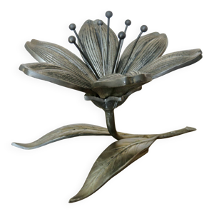 Série de 6 cendriers - forme fleur