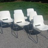 Set de 6 chaises design Svante Schöblom Overman éditeur 1970 Sweden