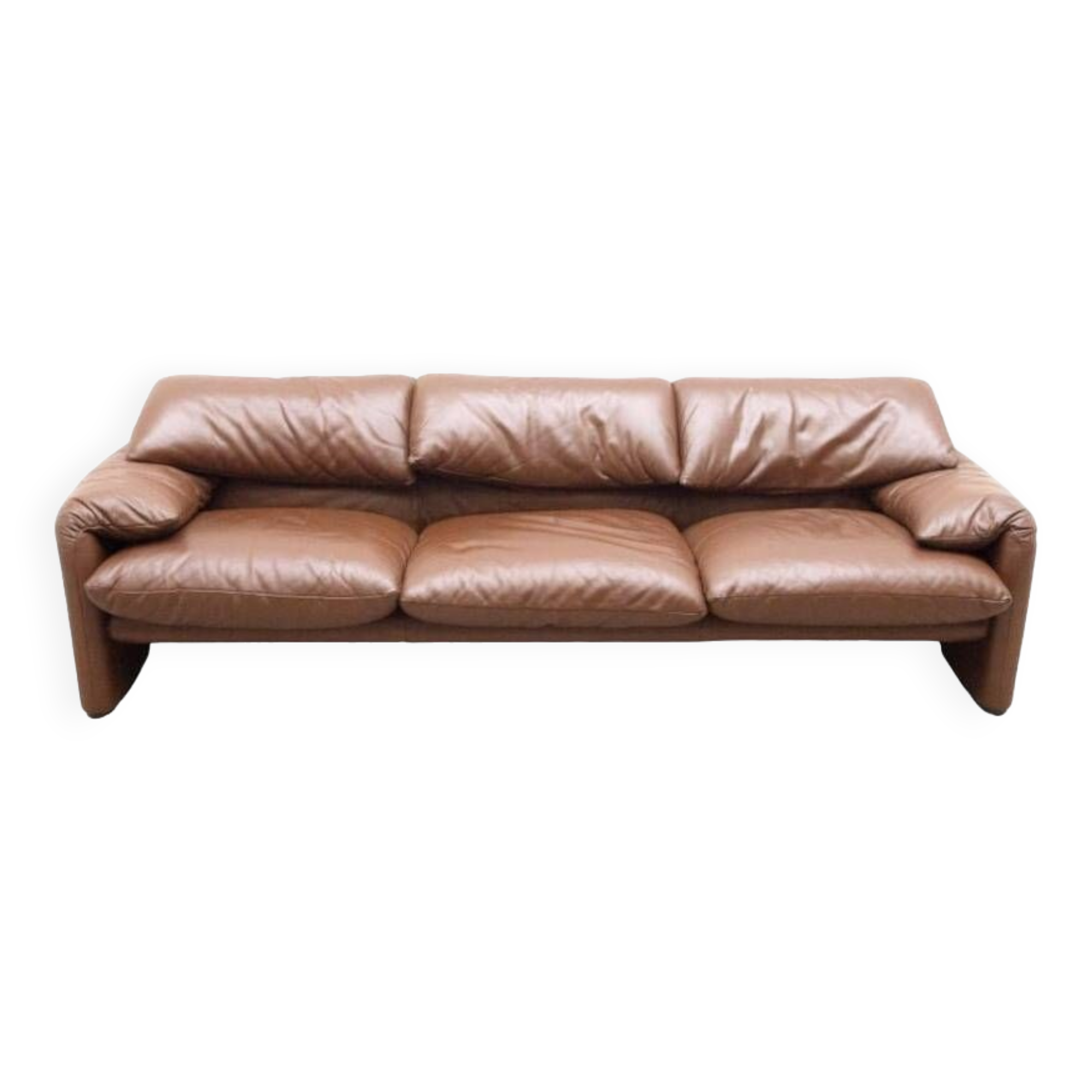Maralunga Cassina leather sofa