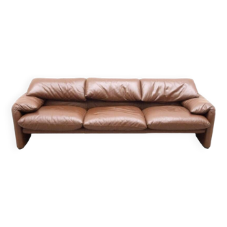 Maralunga Cassina leather sofa