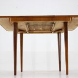 1940s Jindrich Halabala Extendable Dining Table in Walnut, Czechoslovakia
