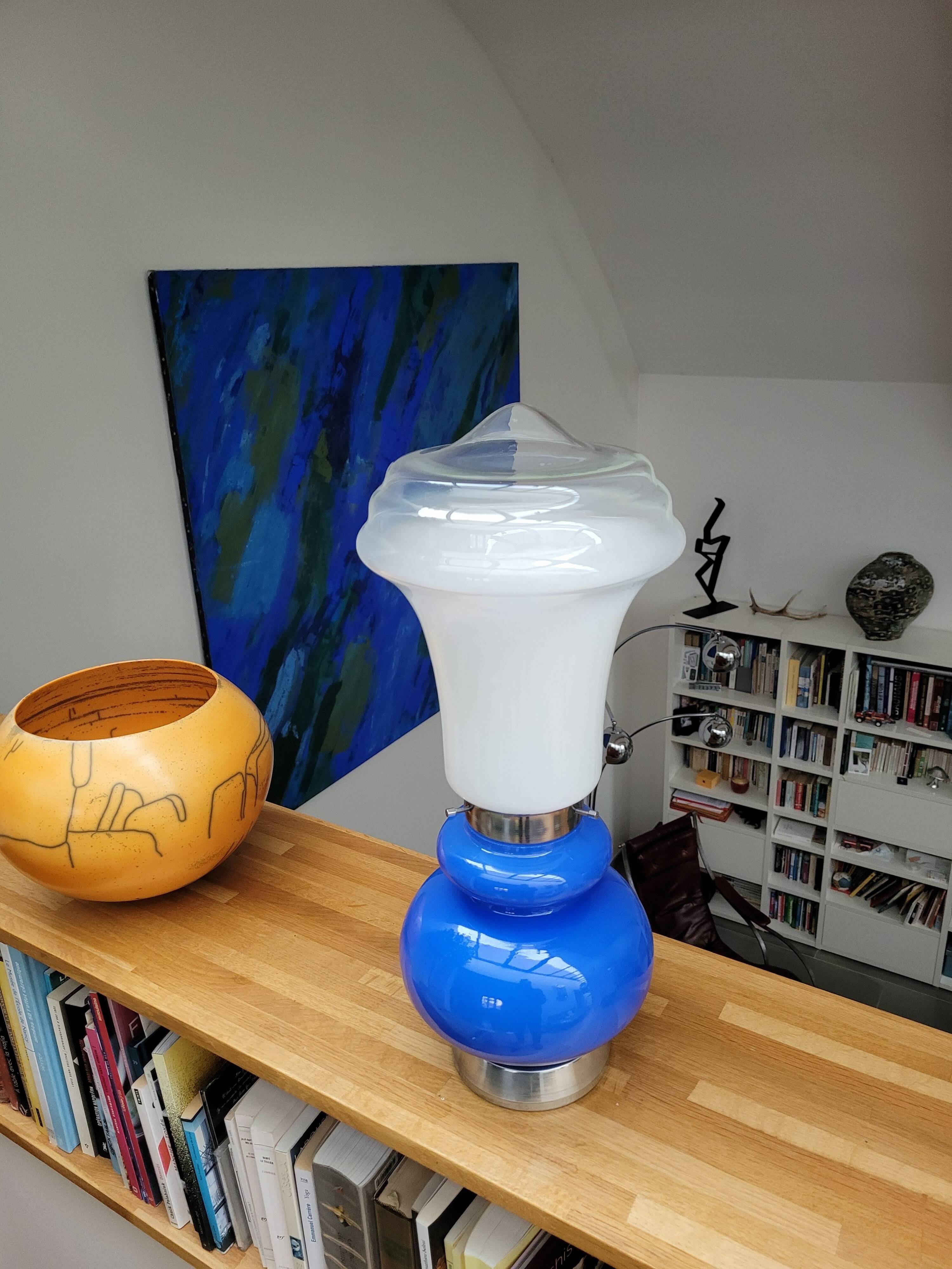 Murano glass mood lamp by Mazzega