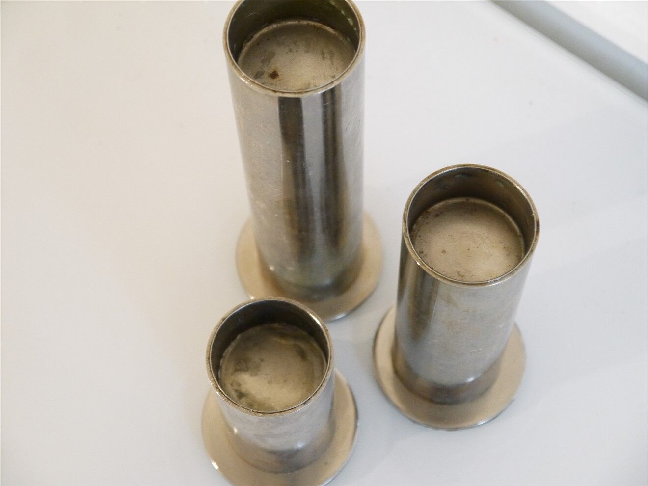 Set of vintage Scandinavian candle holders 1970