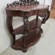 Console Napoléon III en acajou