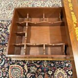 Table de jeu marquetée hollandaise du XIXe siècle