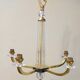 Art Deco chandelier attributed to Jacques Adnet, 1950s/60s.
