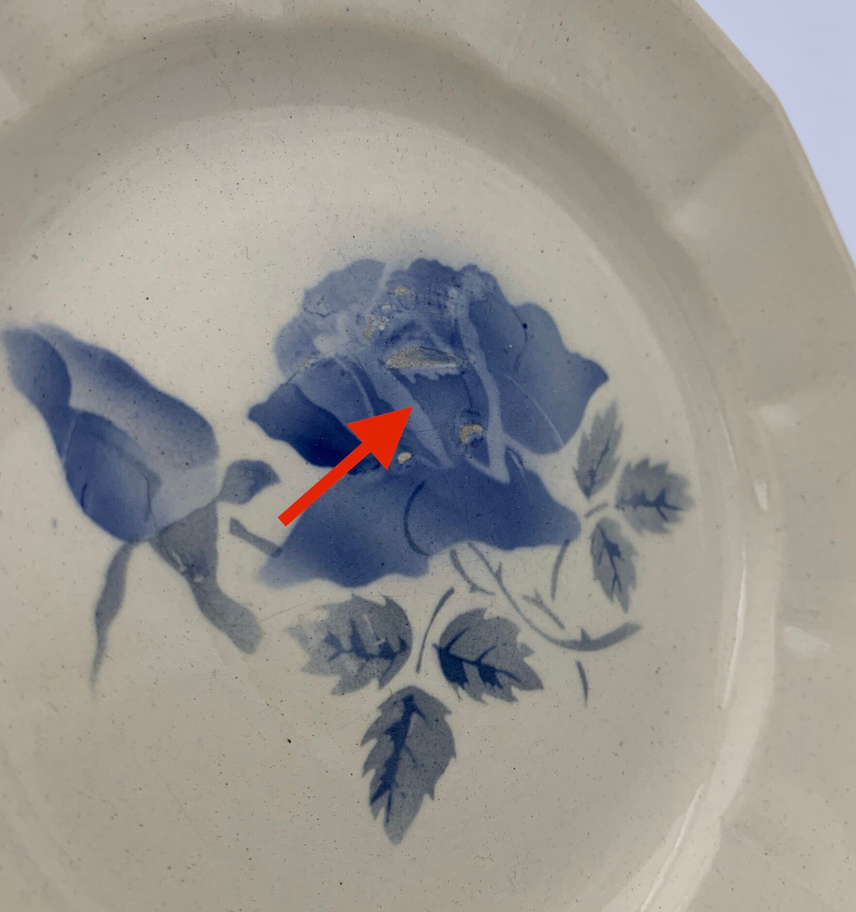8 assiettes à dessert vintage faïence terre de fer Digoin, années 1940