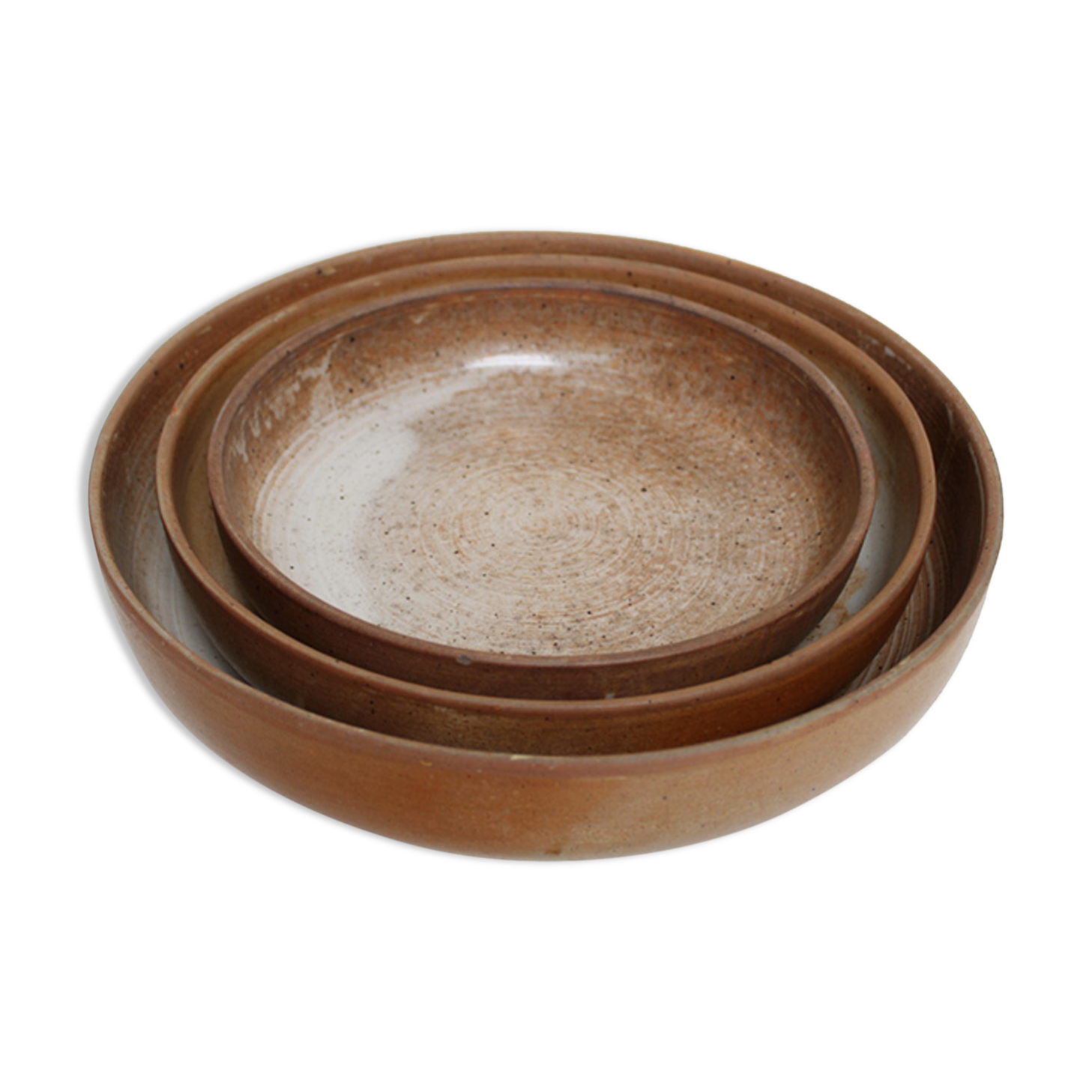 Set of trundle sandstone dishes