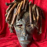 Ancient ceremonial mask of Congo