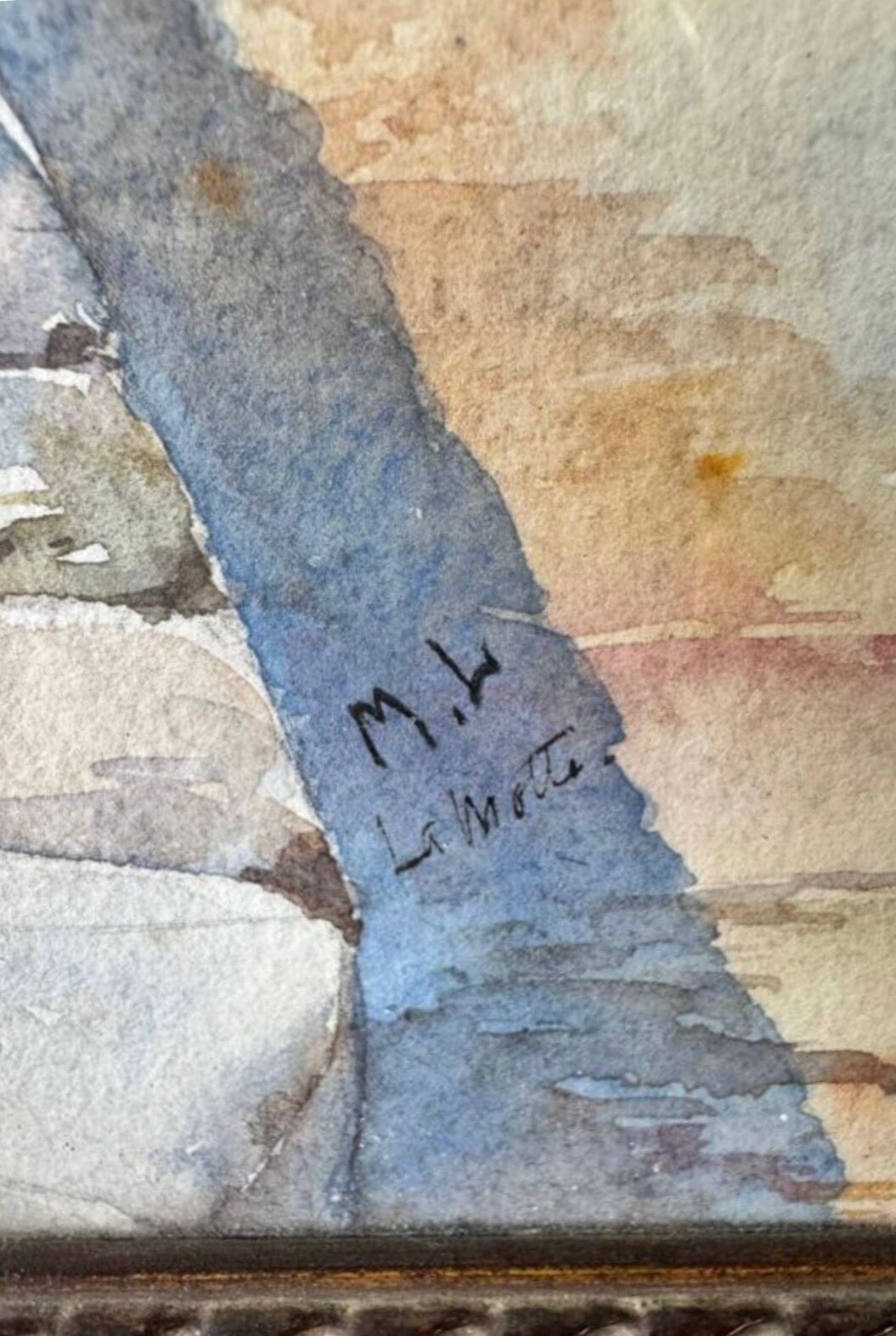 Pair of watercolours signed M.L, early 20th century, Provence