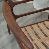 Fauteuil Danois en Teck style Grete Jalk (année 60)