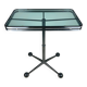 Large black Italian coffee table by Allegri Arredamenti, 1970s.