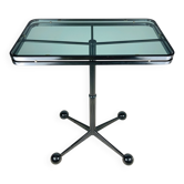 Table d'appoint italienne noire par Allegri Arredamenti, années 1970