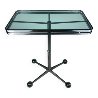 Large black Italian coffee table by Allegri Arredamenti, 1970s.