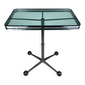 Large black Italian coffee table by Allegri Arredamenti, 1970s.
