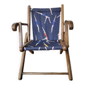 Antique folding chair, child