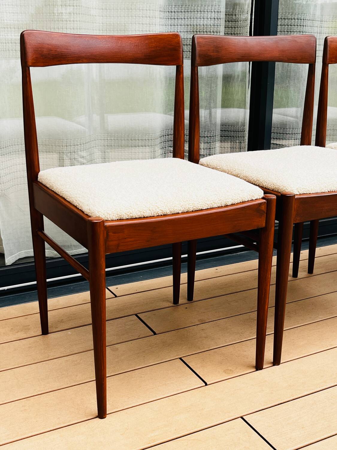 4 Scandinavian chairs 1960