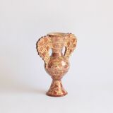 Neoclassical Spanish Copper Lustre Vases, 19Th