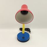 35cm blue, yellow and red desk lamp