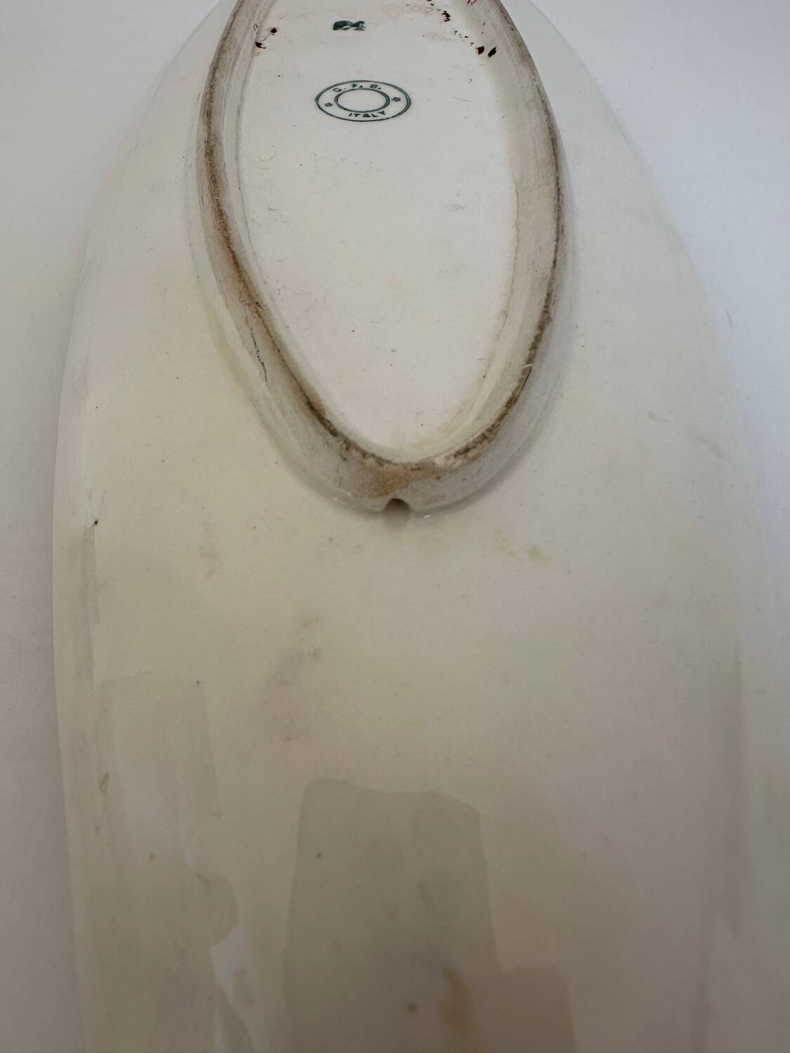 Vintage Italian ceramic pocket tray