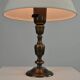 Table Lamp, Patinated Brass, Boréns, 1950s/60s, Sweden