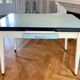 Water-green extendable Formica table