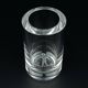 Orrefors engraved crystal bud vase, Sweden, 1950s-1960s