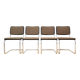 Chaise cantilever S32 de Marcel Breuer pour Thonet, lot de quatre
