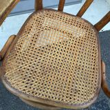 Viennese high baby chair curved tuna and