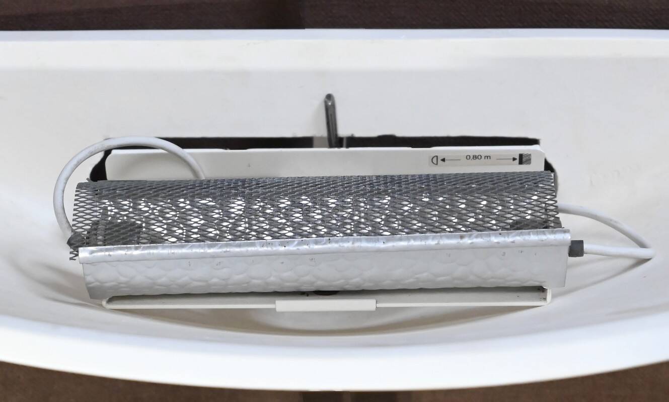 Pair of plaster wall lamps, Sedap workshop – late twentieth century