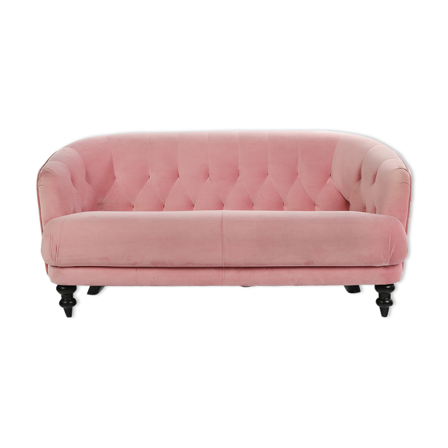 Pink design sofa from the tray of "I love you etc.".
