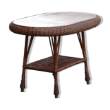 Rattan table