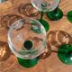 Antique engraved glasses