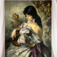 Tableau « La gitane au blé d’or », Francisco Ribera