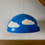 Vintage ikea Skojig blue pendant light