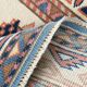 3x10 Navy Blue & Cream Persian Runner Rug, 98x321Cm