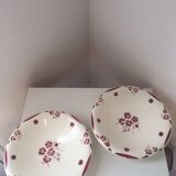 Plat creux assiette Terre de fer Triomphe Badonviller