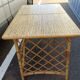 Desk in vintage rattan XXeme