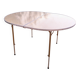 Vintage oval camping folding table