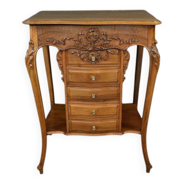 Table de Salon en Noyer, style Louis XV – Début XXe