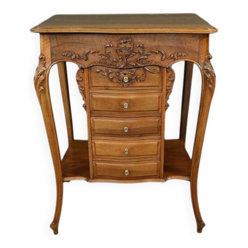 Table de Salon en Noyer, style Louis XV – Début XXe