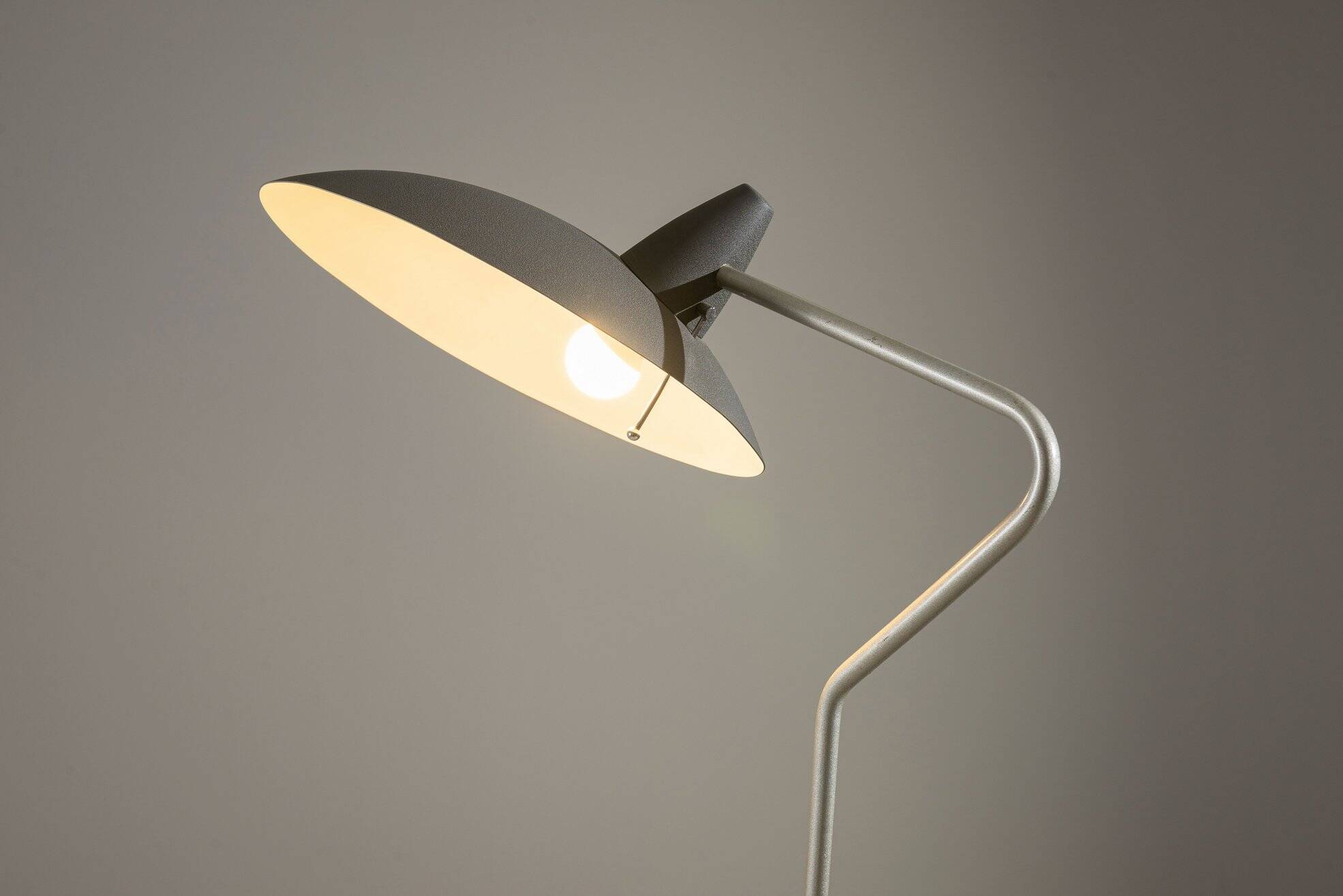 Mid Century floor lamp industrial design France 1980