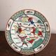 Ancient Plate War Cavalry Wucai Famille Verte Ming Qing Kangxi China