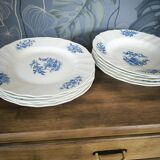 5 assiettes plates et 5 assiettes creuses Petrus Ragout Tournay Ronda