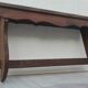 Rayonnage étagère porte casseroles rangement cuisine vintage en sapin rustique