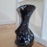 Vase Vallauris bleu forme libre