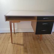 Bureau pieds compas vers1970